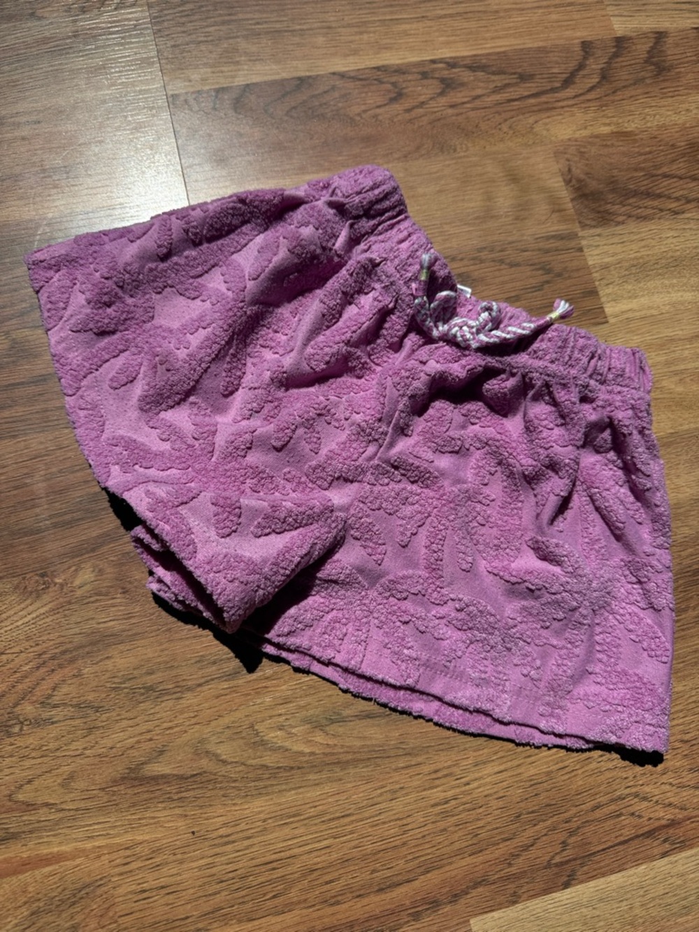 Vince Camuto Girls Purple Terry Shorts
